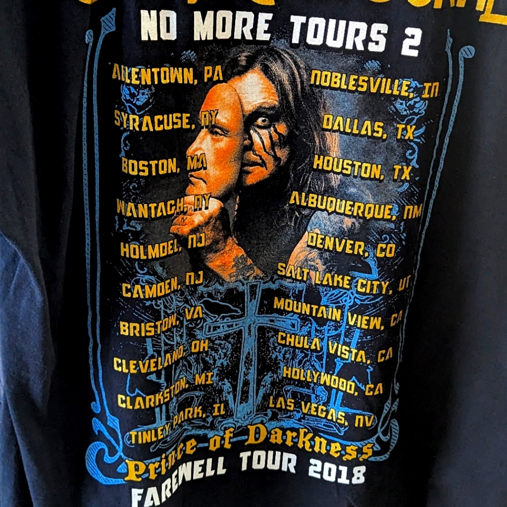 Collectors Ozzy Osbourne Farewell Tour Tshirt
